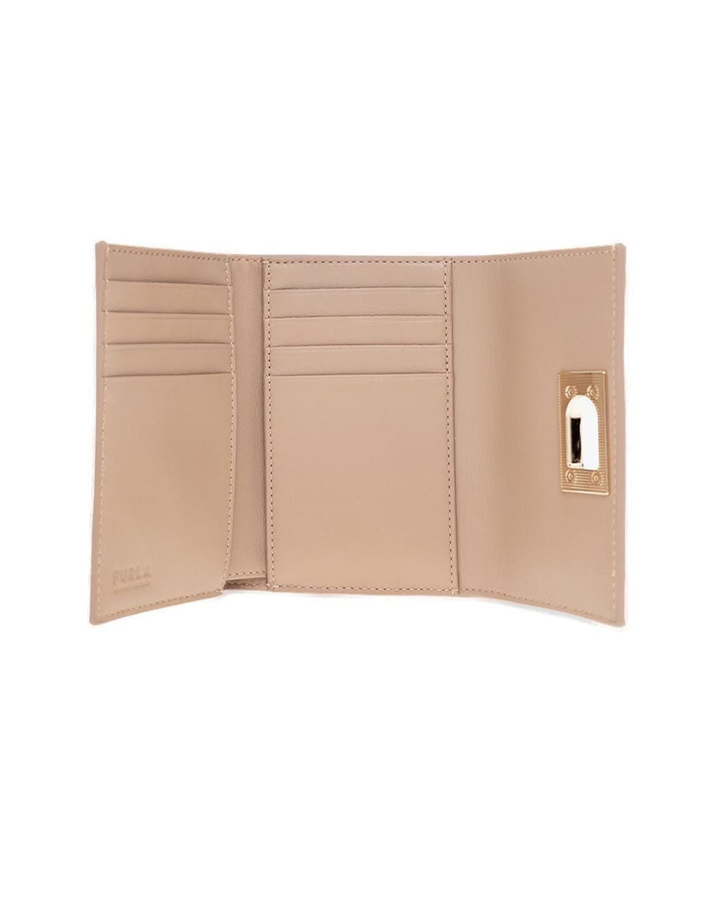 Furla Natural 1927 Twist-Lock Compact Wallet