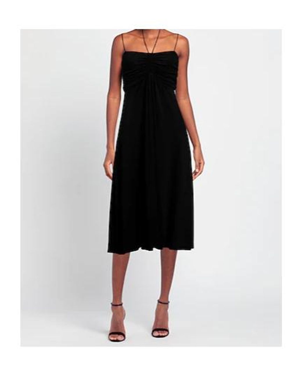 Isabel Marant Black Spaghetti Strap Dress