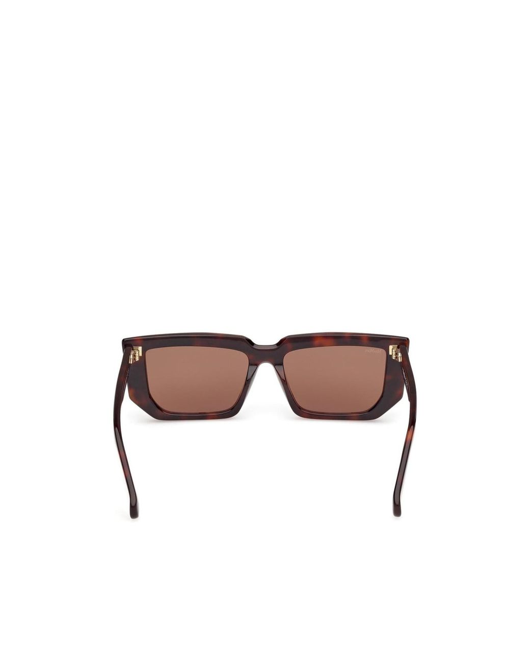 Max Mara Brown Rectangular Frame Sunglasses