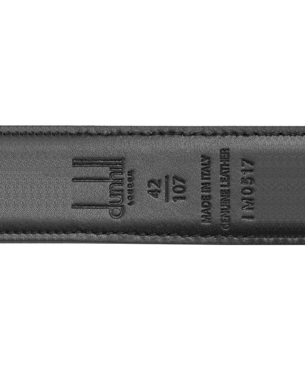 Dunhill Black Logo Belt for men