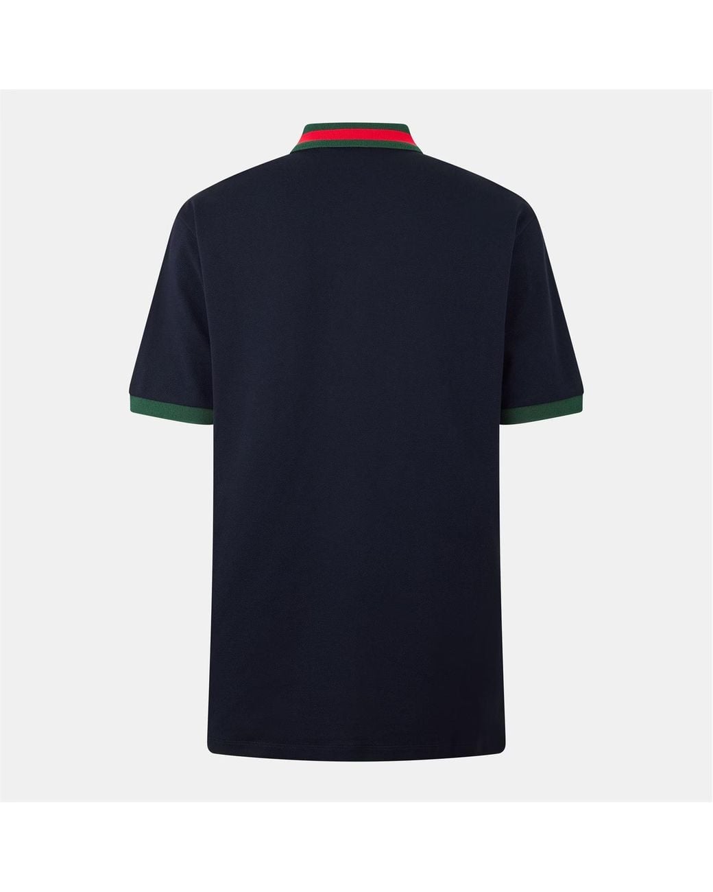 Gucci Blue Short-Sleeved Polo Shirt for men