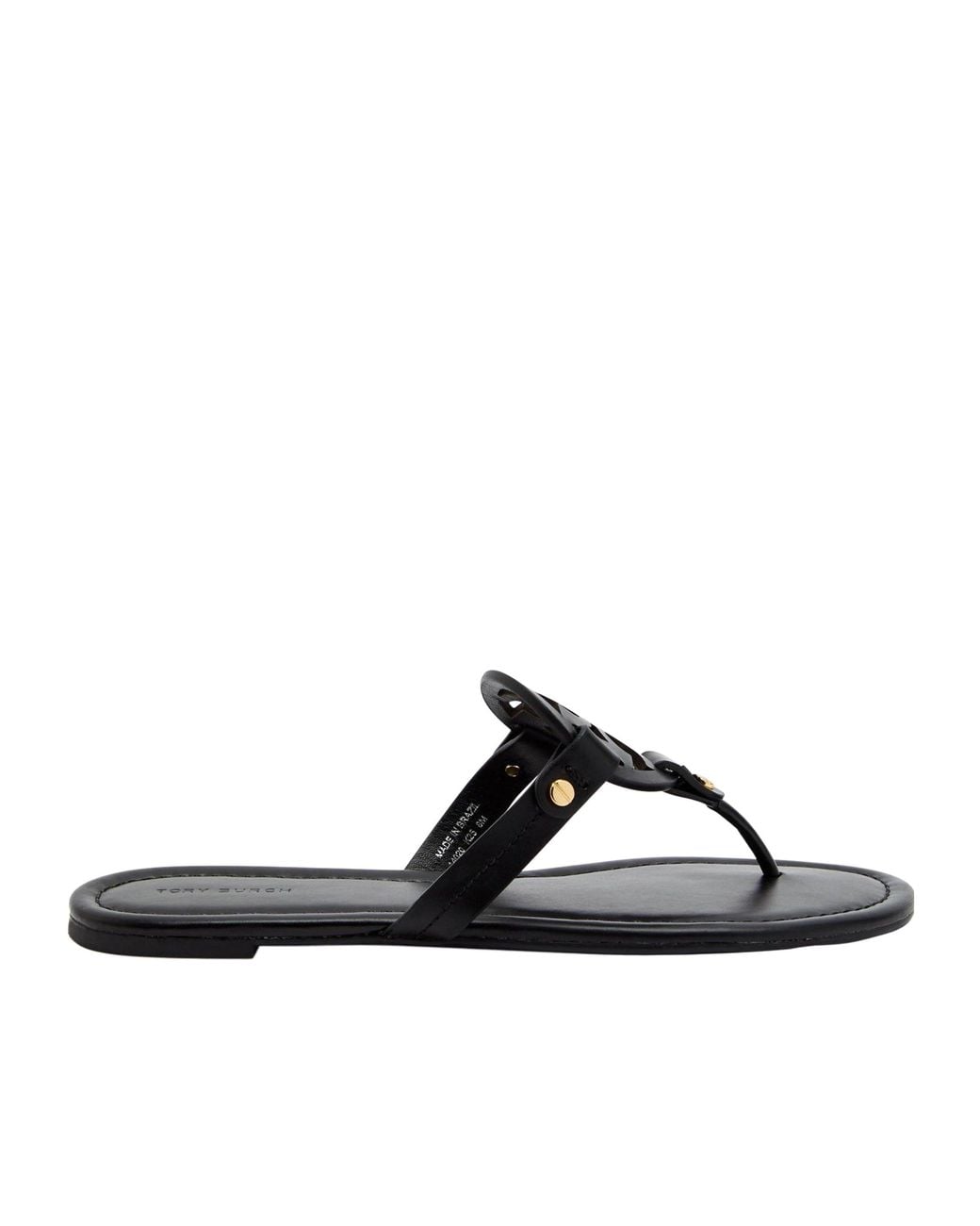 Tory Burch Brown Flip-Flop Flat Slides