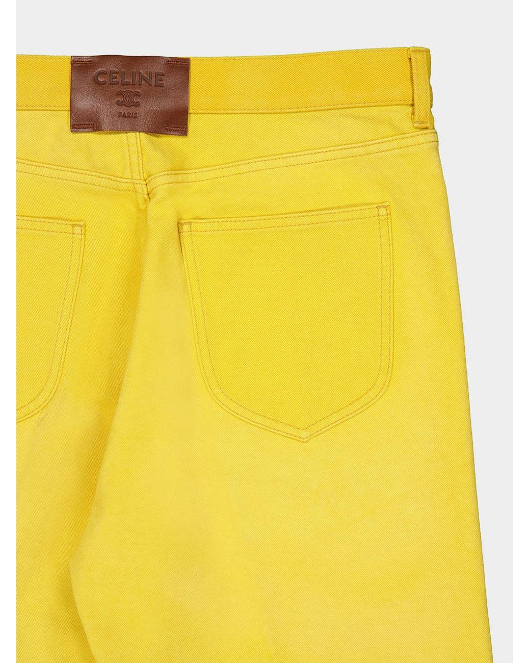 Céline Yellow Boyfriend Jeans 002 for men