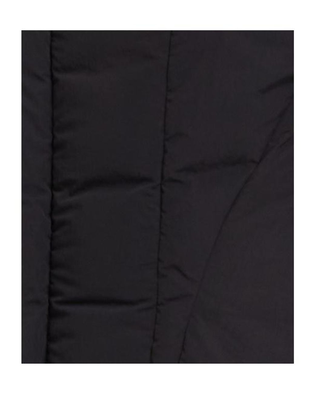 Rick Owens Black Naska High Neck Matte Nylon Down Jacket