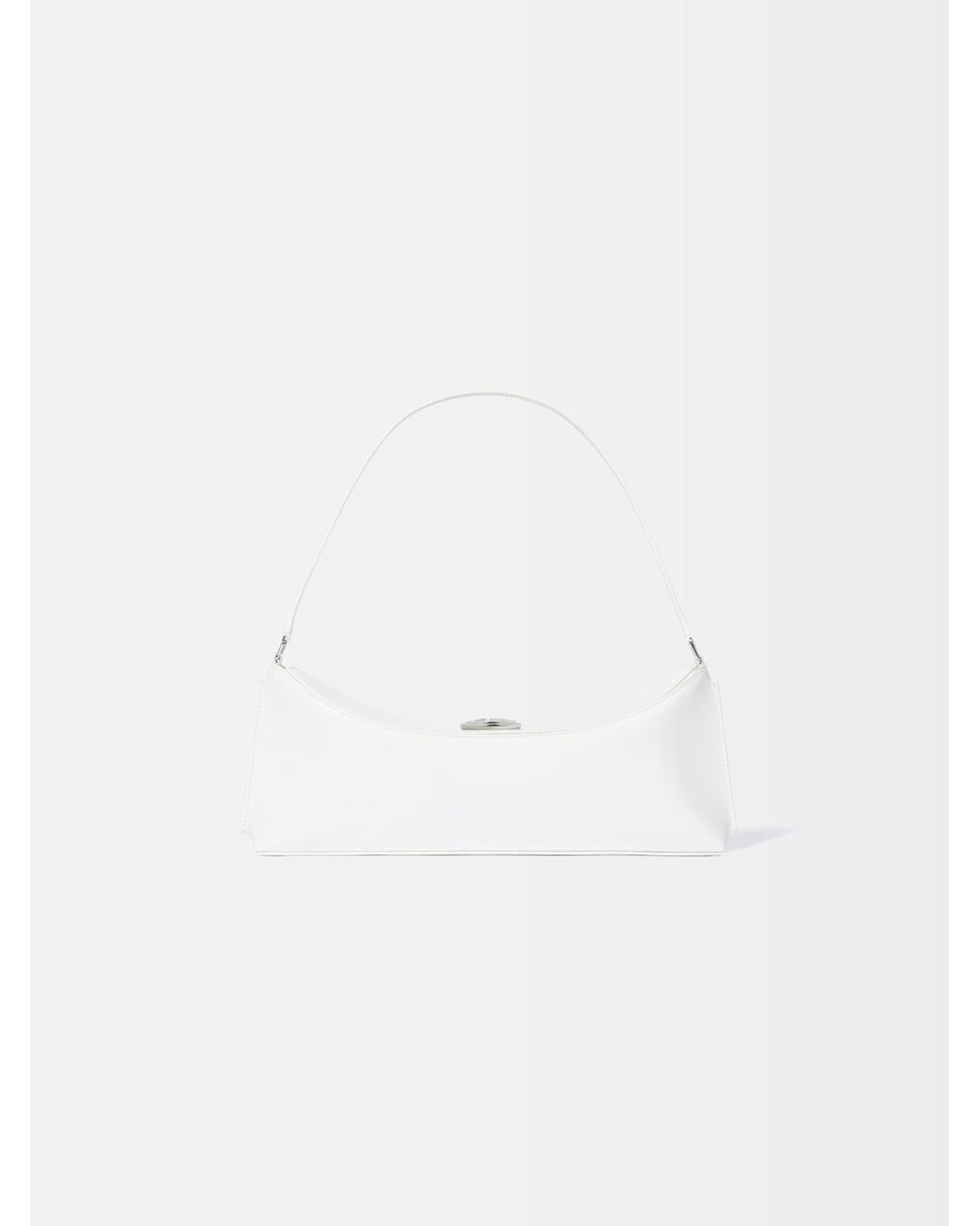 Jacquemus White The Ovalo Clutch Bag