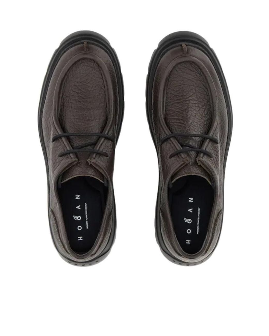 Hogan Brown Lace-Ups H692 for men