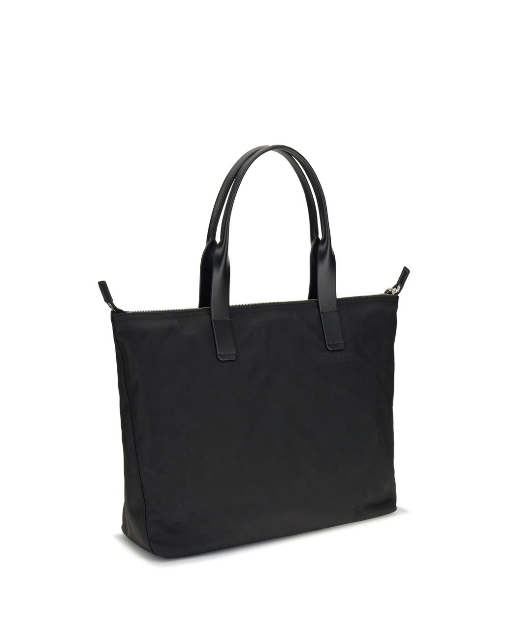 Dolce & Gabbana Black Logo Patch Shopping Bag for men