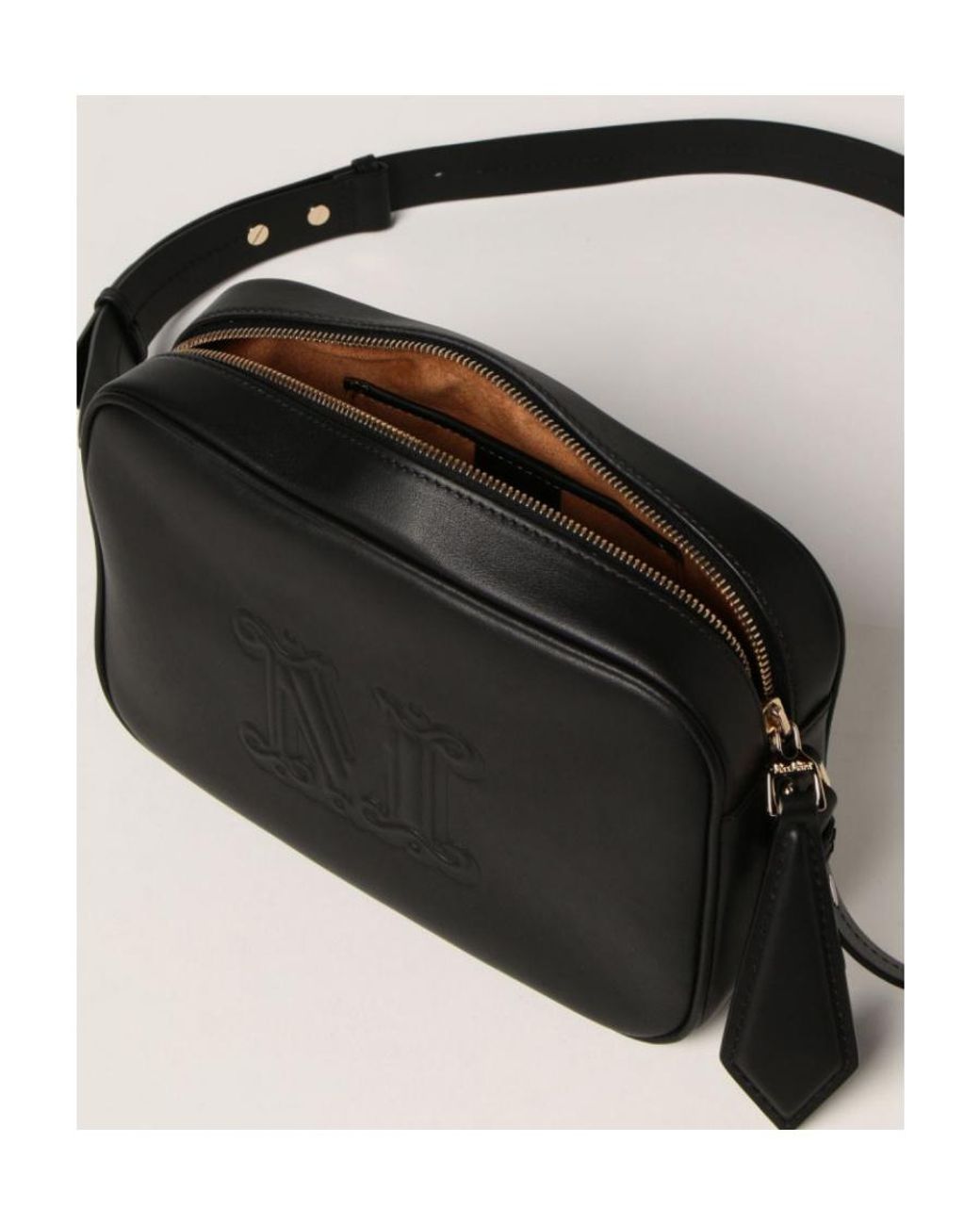 Max Mara Black Logo Satchel