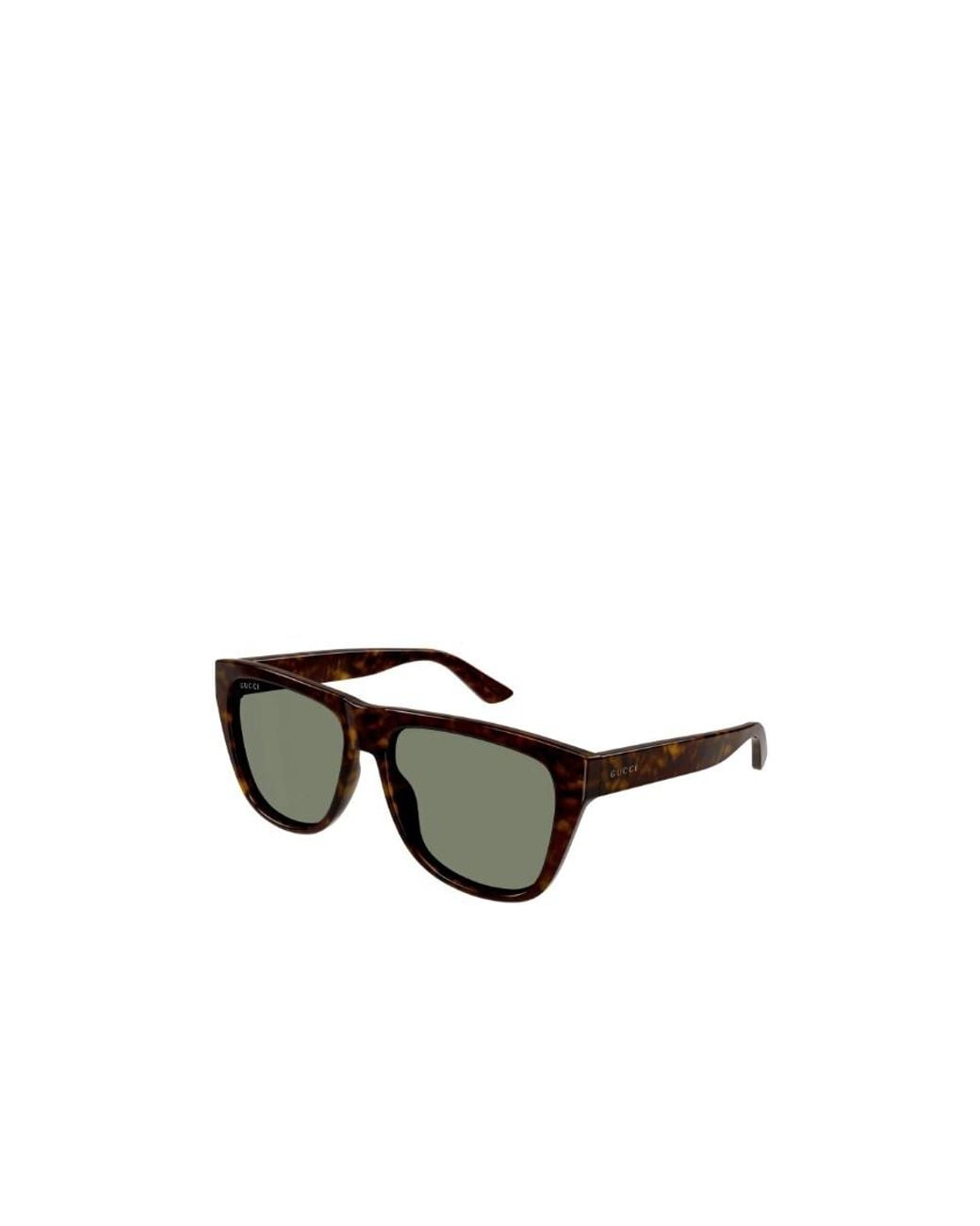 Gucci Green Eyewear Aviator Frame Sunglasses for men