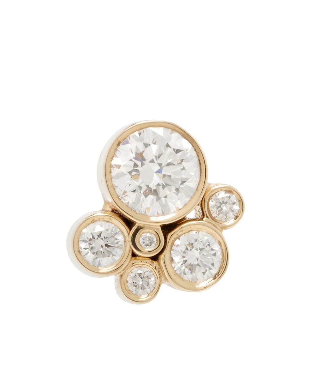 Sophie Bille Brahe White Bisou Diamant Single Earring