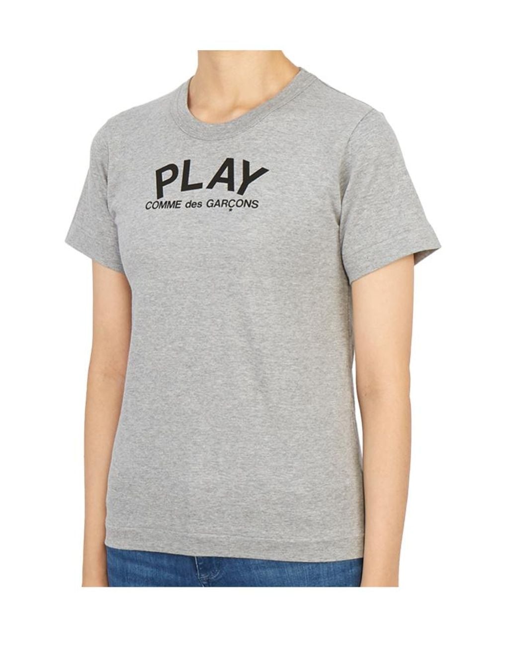 Comme des Garçons Gray Crew Neck T-Shirt