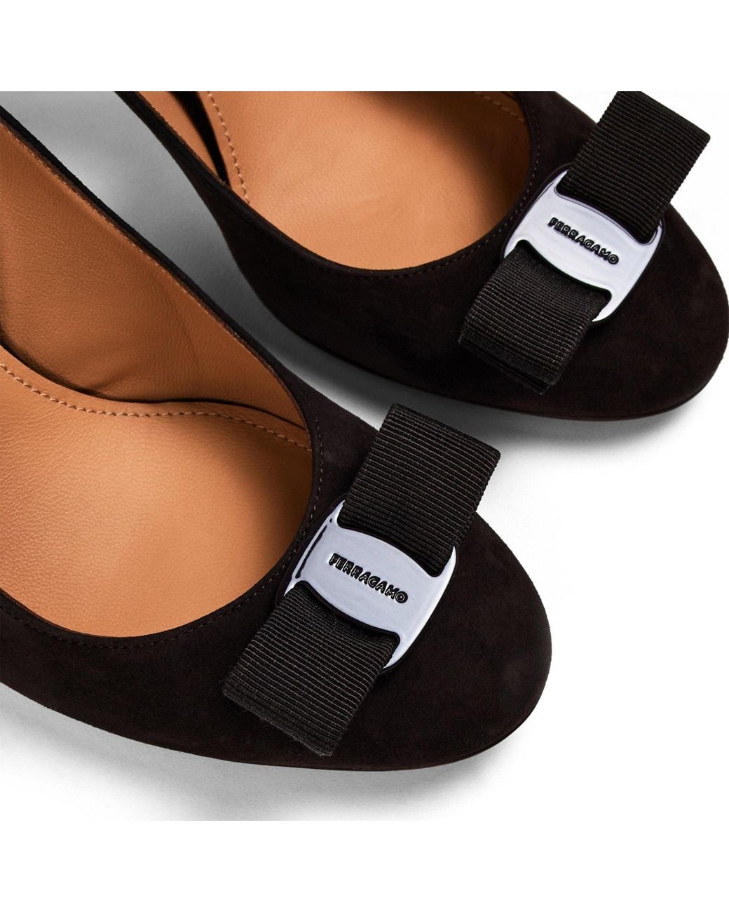 Ferragamo Black Slingbacks