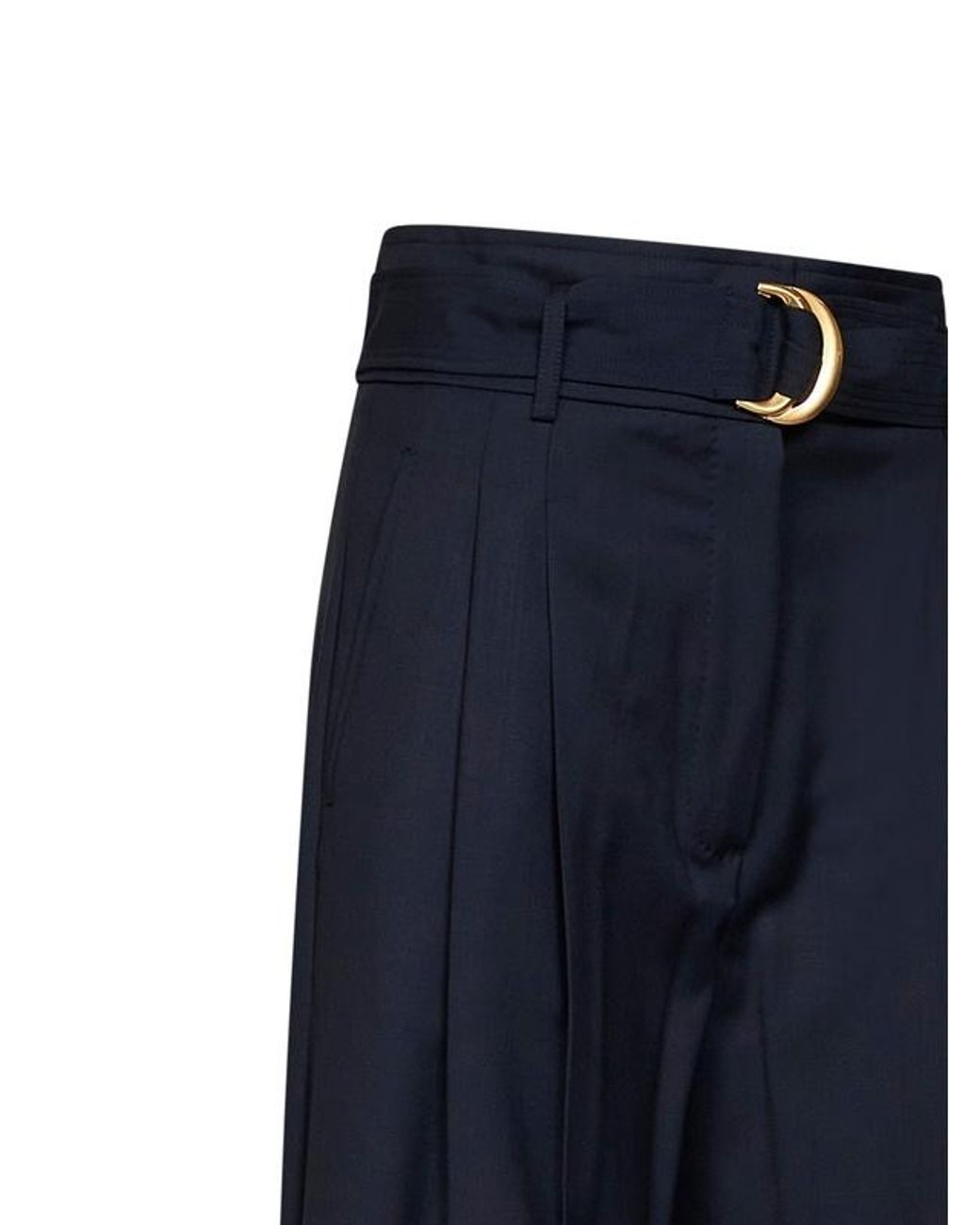 Max Mara Blue Studio Mstserio Wide-Leg Pants