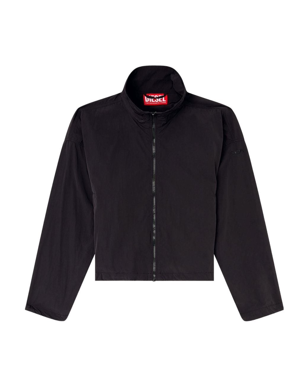 DIESEL Blue G-Leam Zip-Up Bomber Jacket