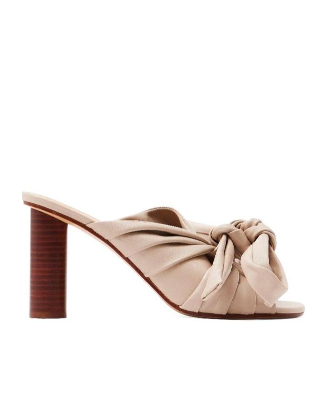 J.W. Anderson Pink Jw Anderson Bow Detailed Open-Toe Mules
