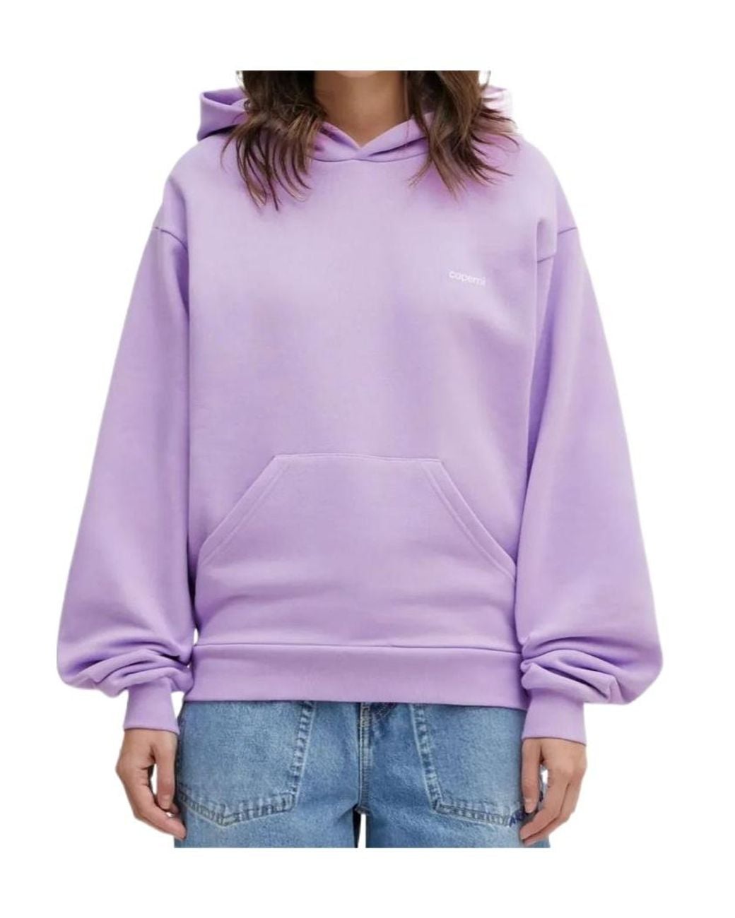 Coperni Purple Hooded Pouch Top