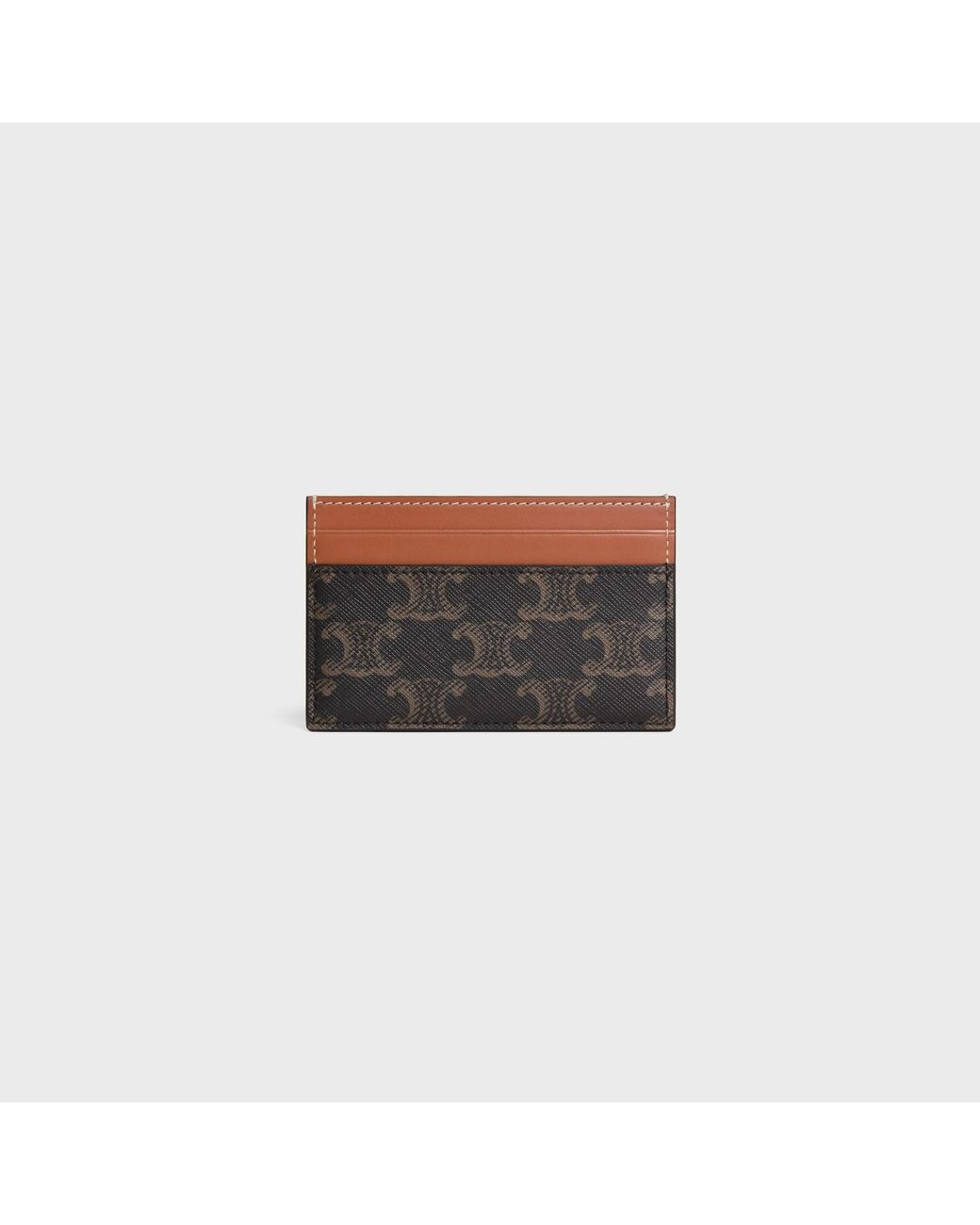 Céline White Medium Card Holder
