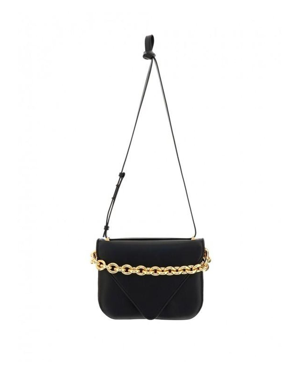 Bottega Veneta Black Chain-Detail Shoulder Bag