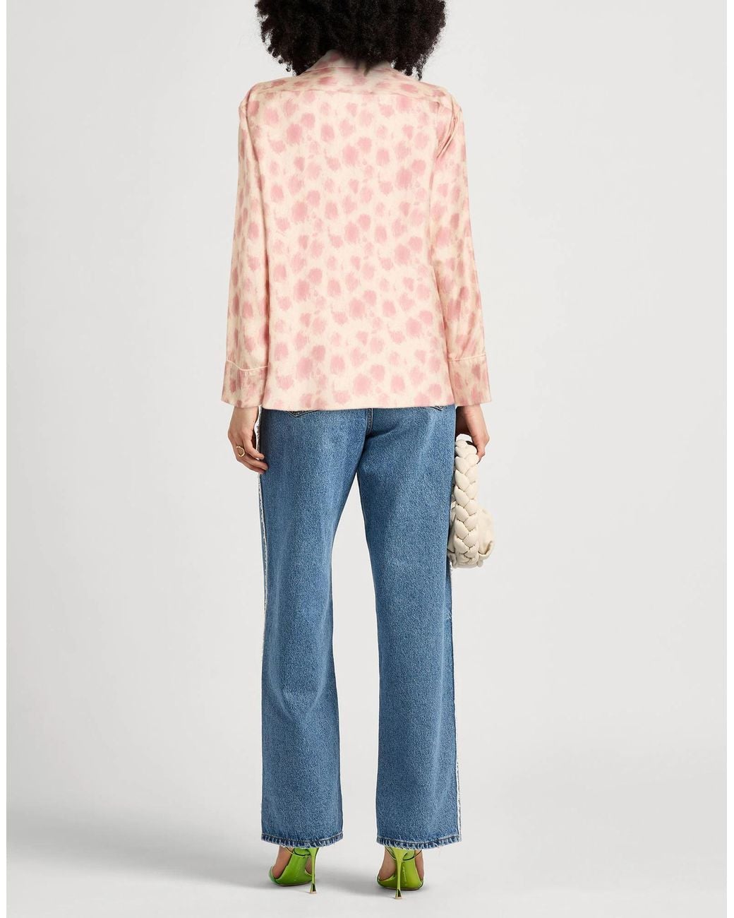 Marni Pink Patterned Shirts Blouses