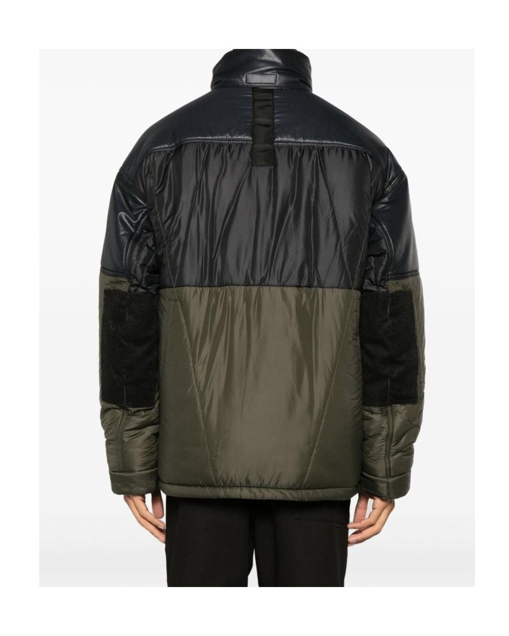Junya Watanabe Black Long-Sleeve Padded Cotton Jacket for men