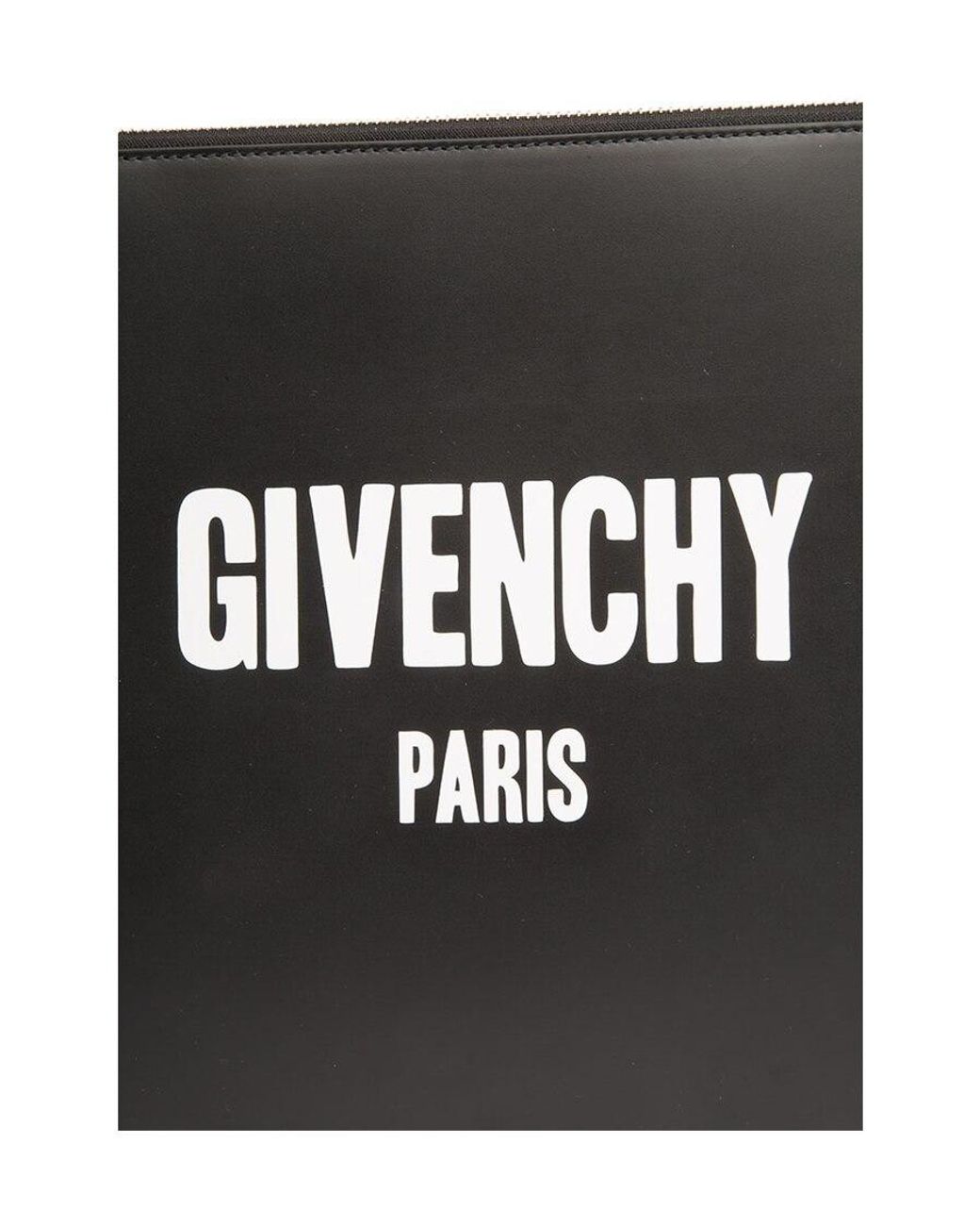 Givenchy Black Iconic Logo Print Pouch for men