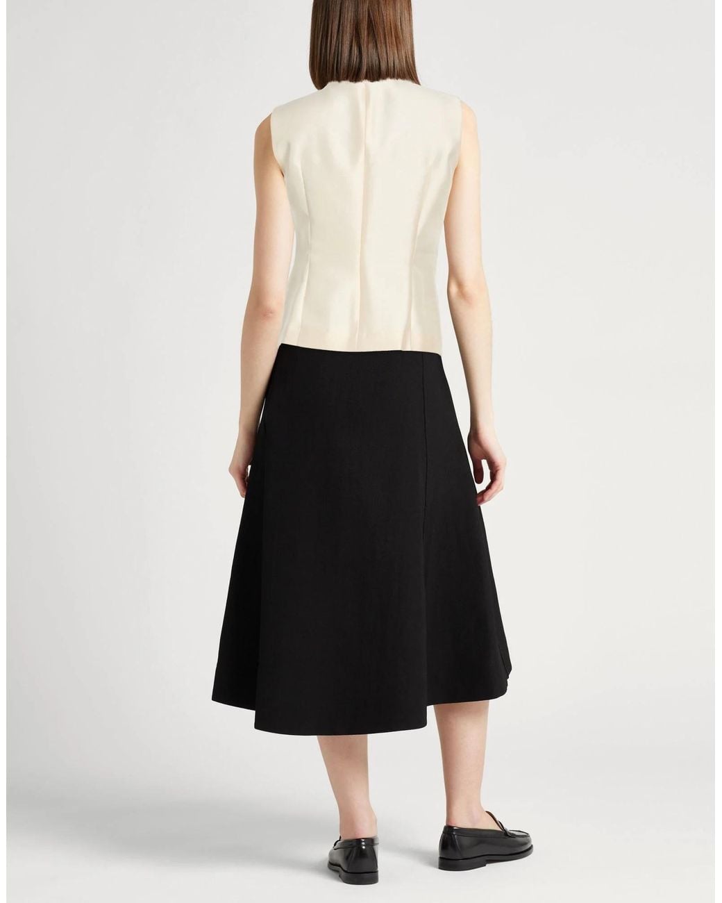 Tory Burch White Sleeveless Crew Neck Sequin Top