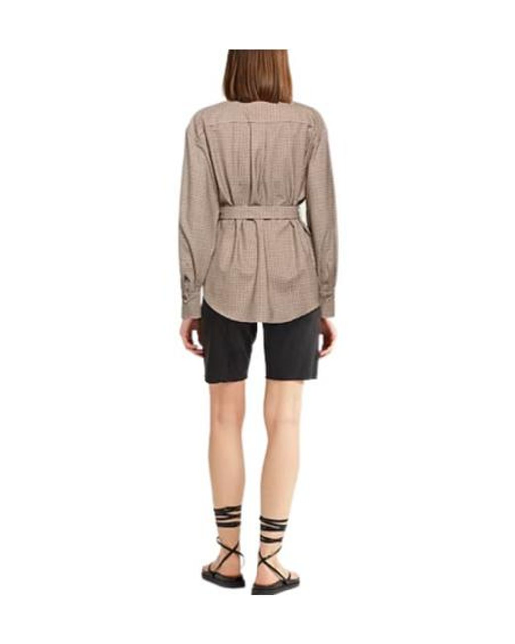 Brunello Cucinelli Multicolor Plaid Long Sleeve Shirt