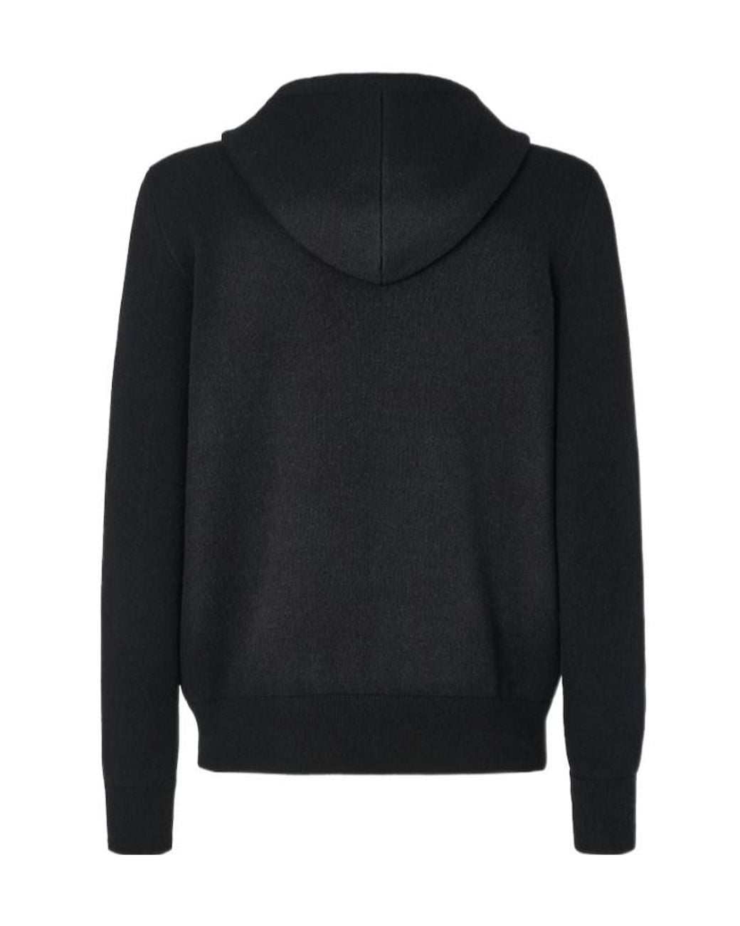 Fendi Black Zip-Up Hooded Sweatshirt for men
