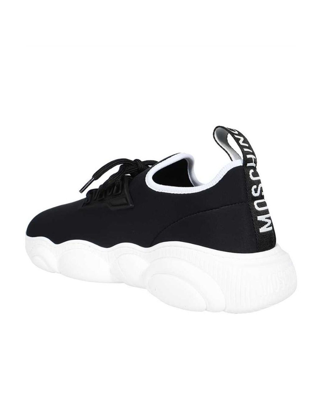 Moschino Black Logo Sneakers for men