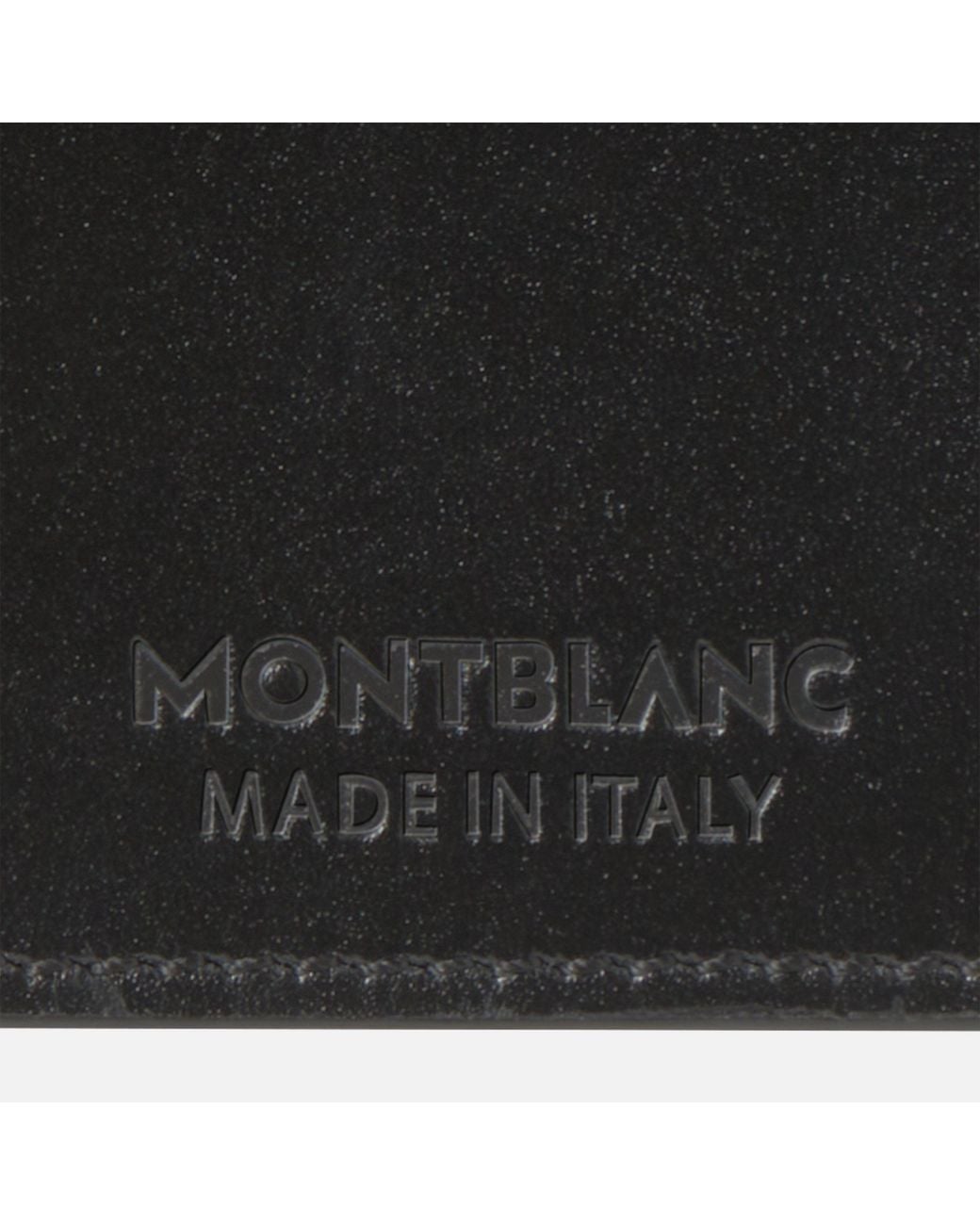 Montblanc Black Meisterstück Card Holder 4Cc for men