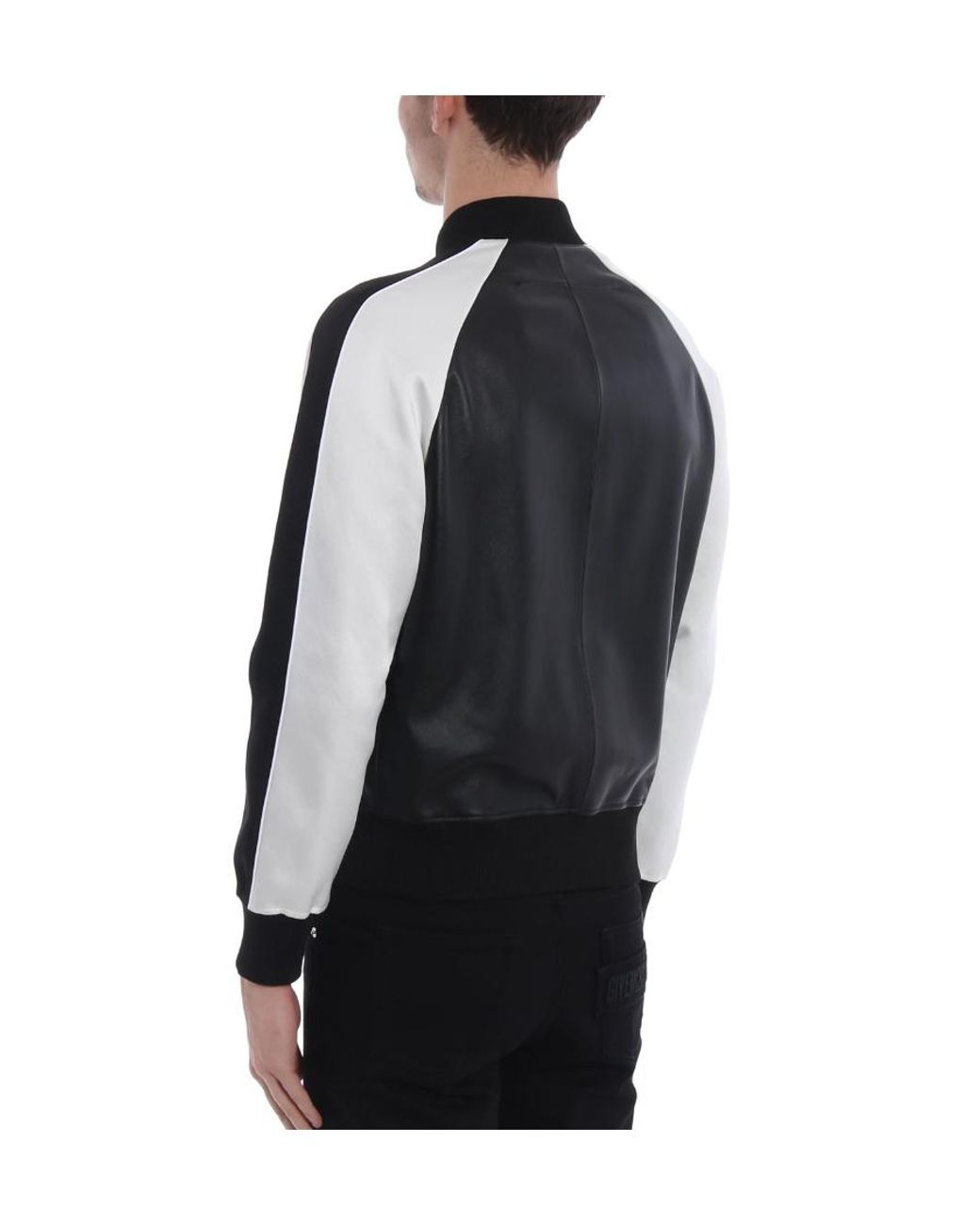 Givenchy Black Embroidery Star Pilot Jacket for men