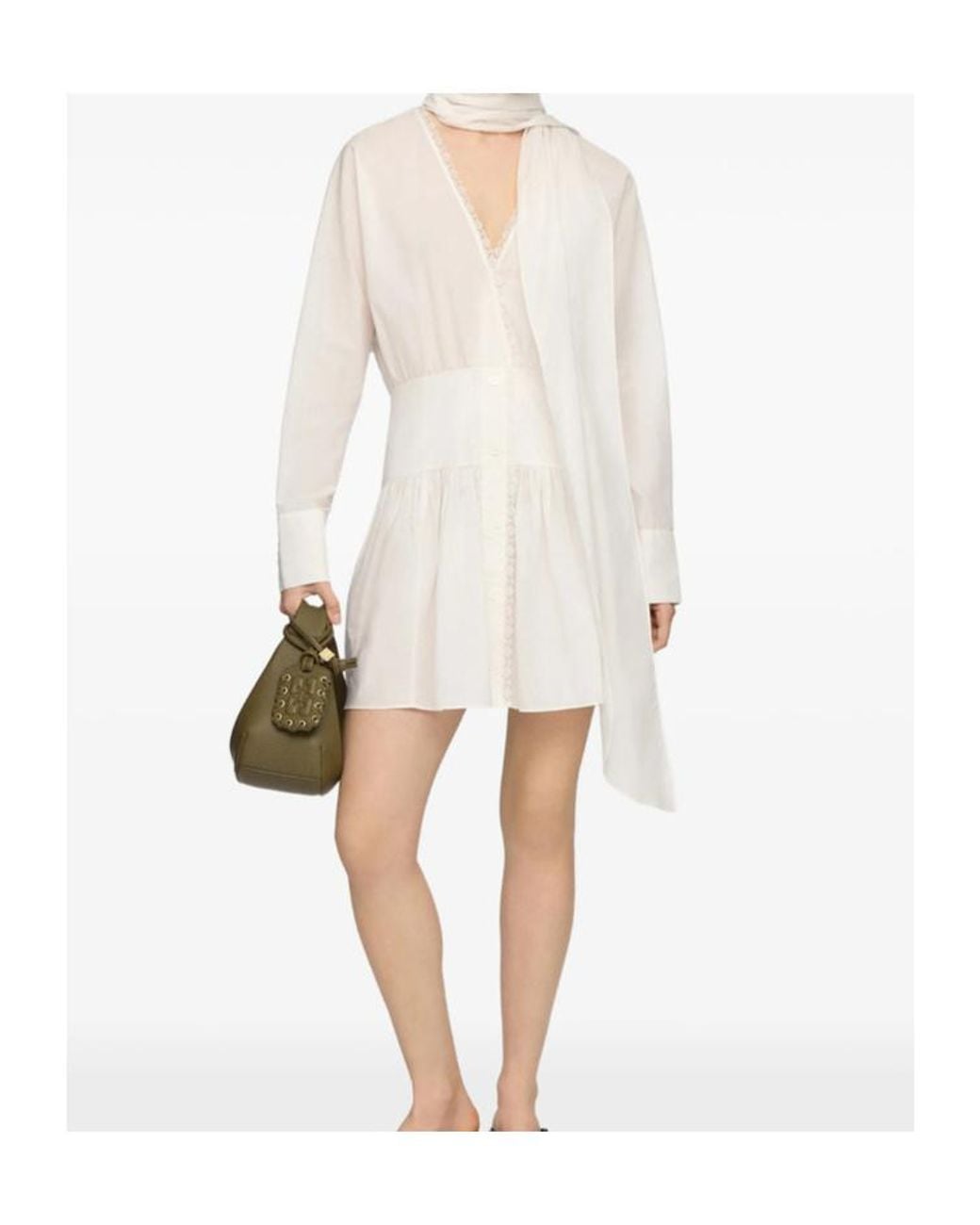 Ganni White Dress