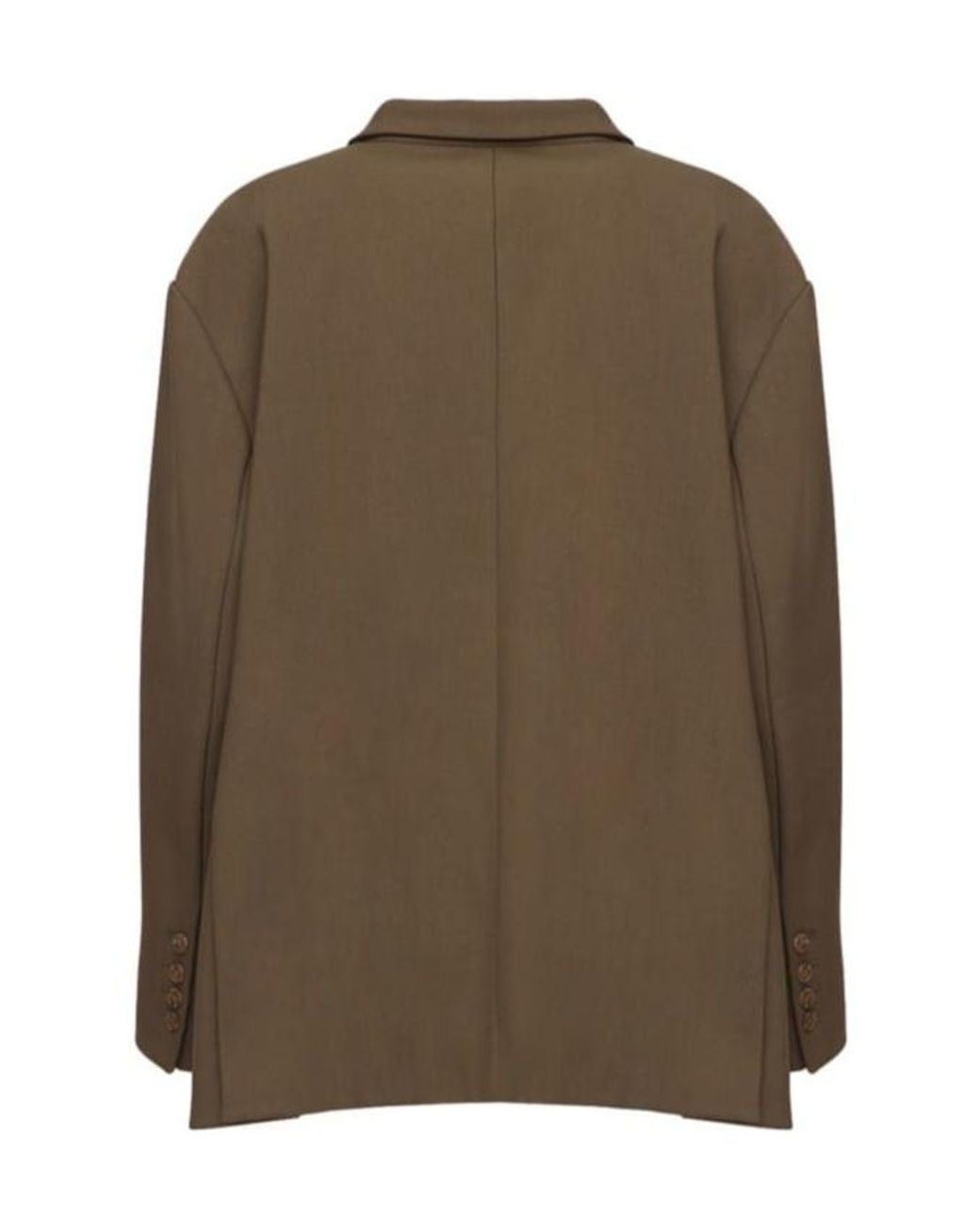 Frankie Shop Green Single-Breasted Blazer