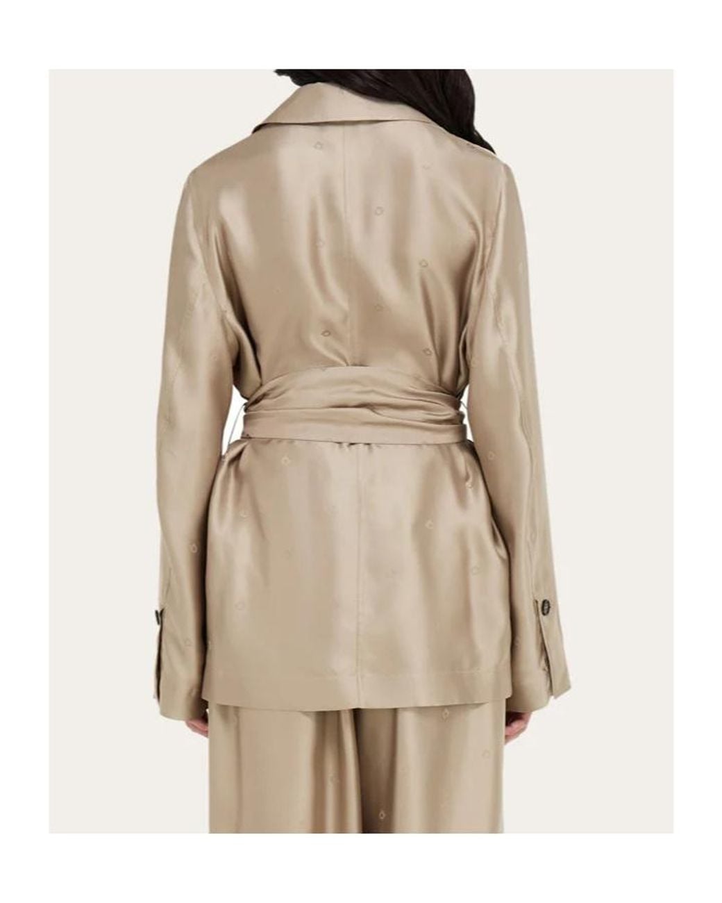 Ferragamo Natural Silk Over Shirt