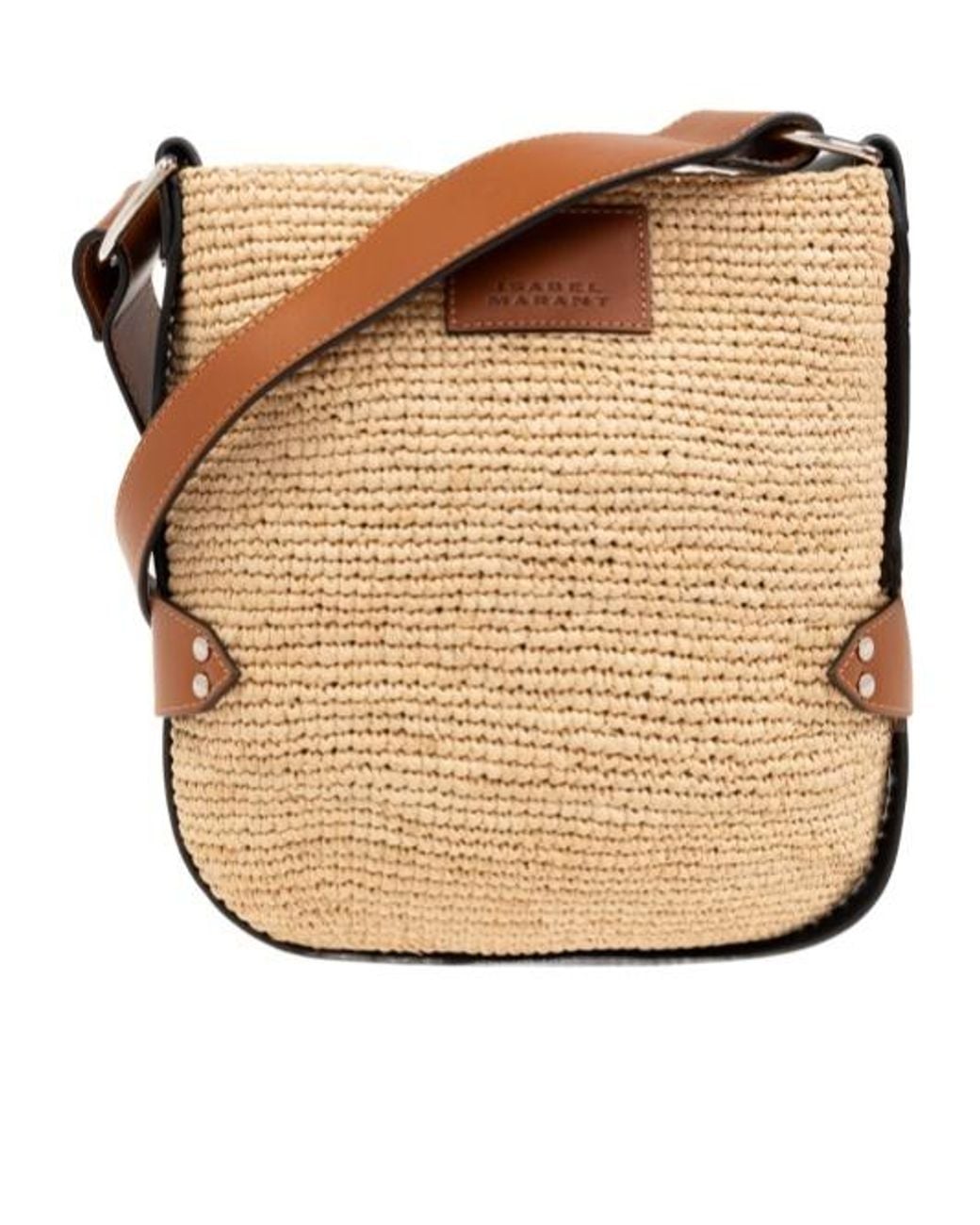 Isabel Marant Natural Woven Shoulder Bag