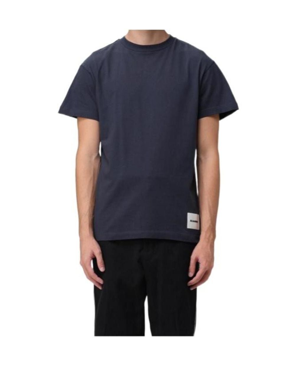 Jil Sander Blue Crew Neck T-Shirt for men