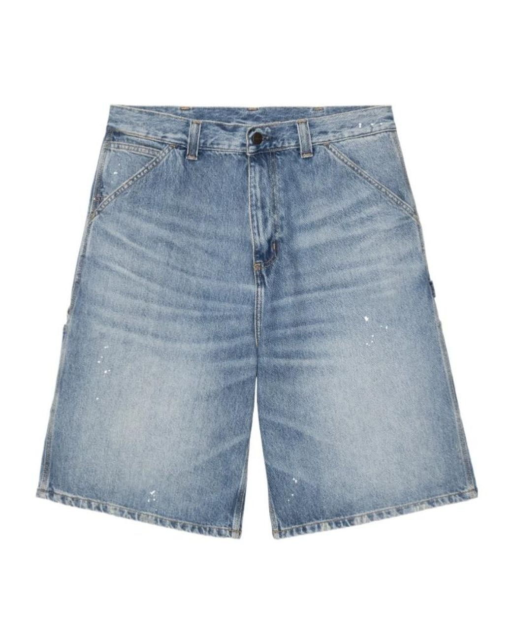 Carhartt Blue Og Single Knee Utility Shorts for men