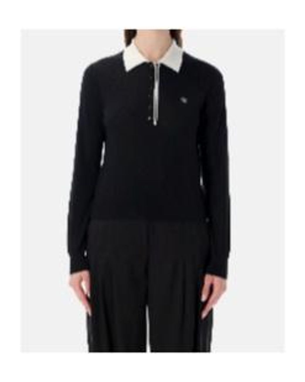 Céline Black Polo Sweater