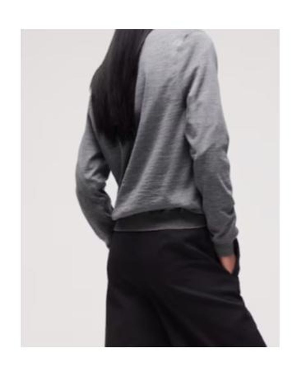 Gucci Gray V-Neck Knitted Sweater