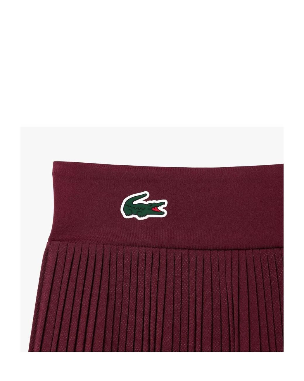 Lacoste Purple Pleated Sports Skort