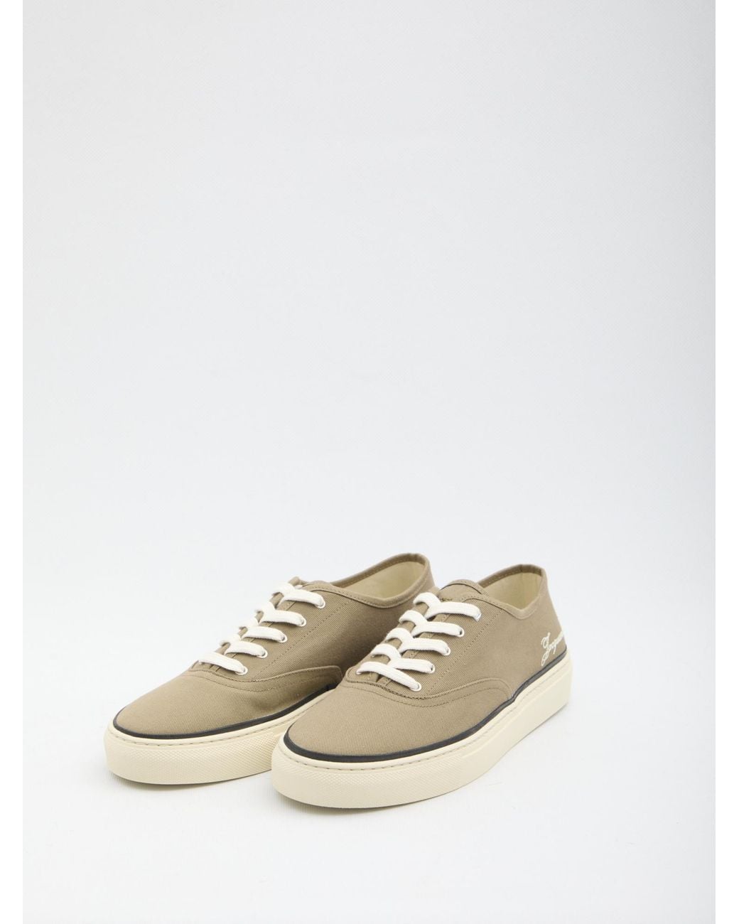Jacquemus White Les Fefe Low-Top Sneakers for men