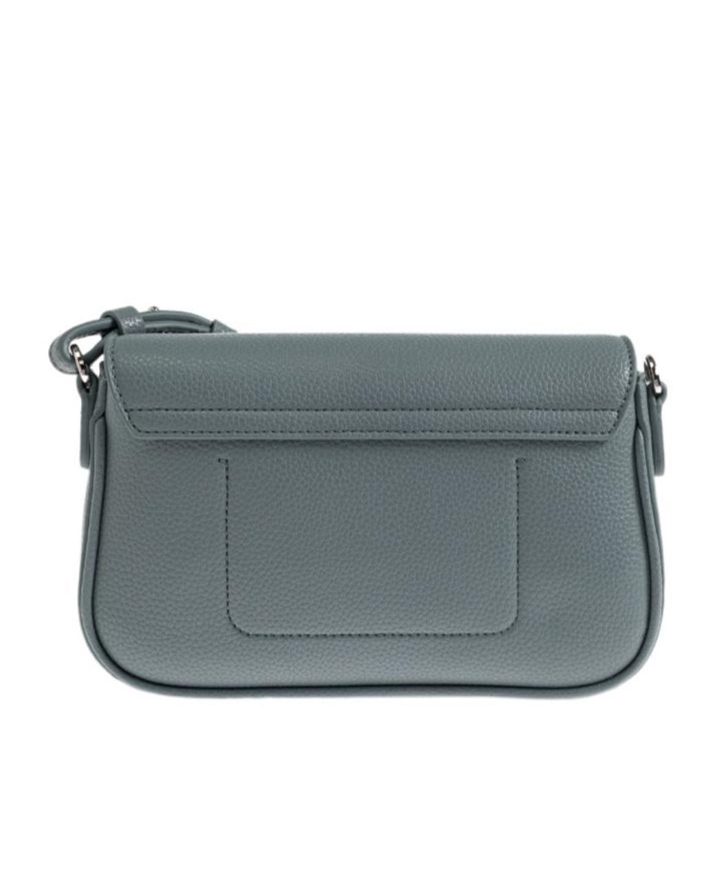 Emporio Armani Gray Logo Strap Shoulder Bag
