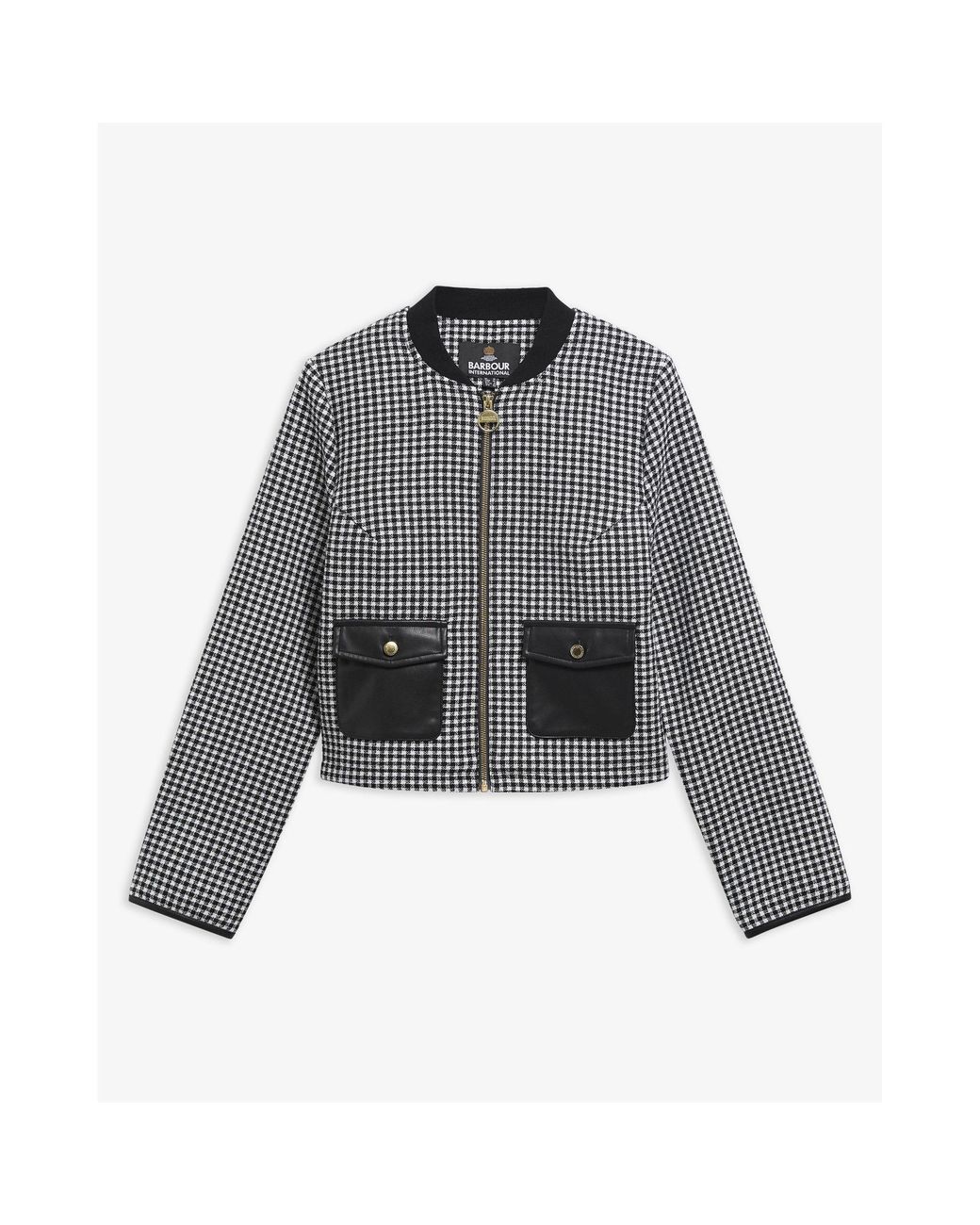 Barbour Black Plaid Jacket