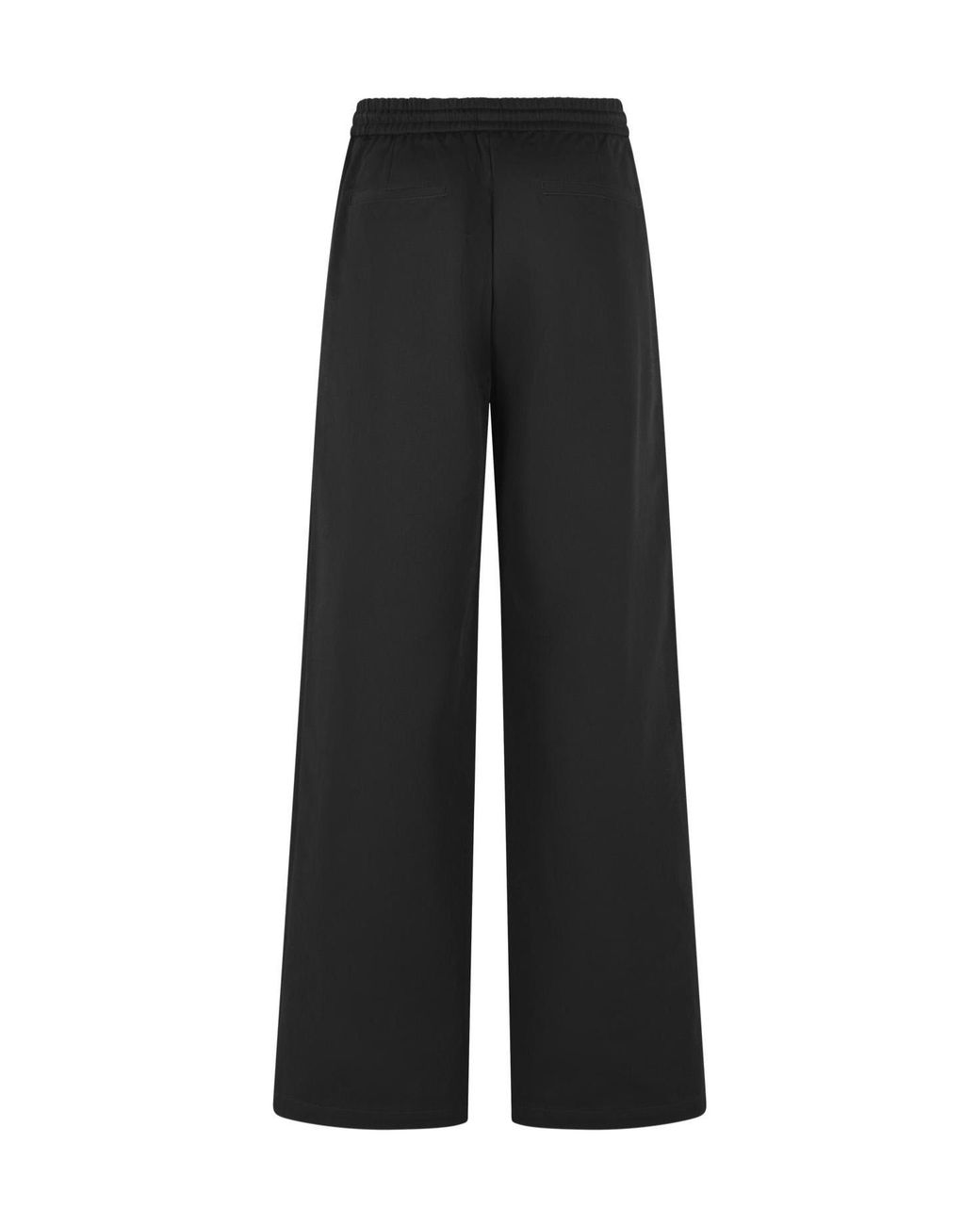Amiri Black Logo Wide-Leg Pants for men