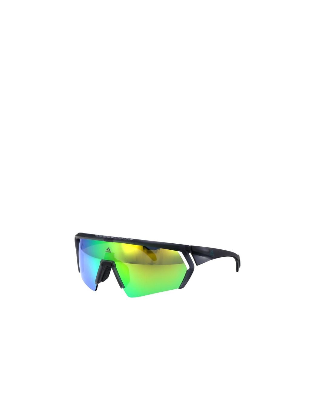 Adidas Green Cmpt Aero Shield Frame Sunglasses for men