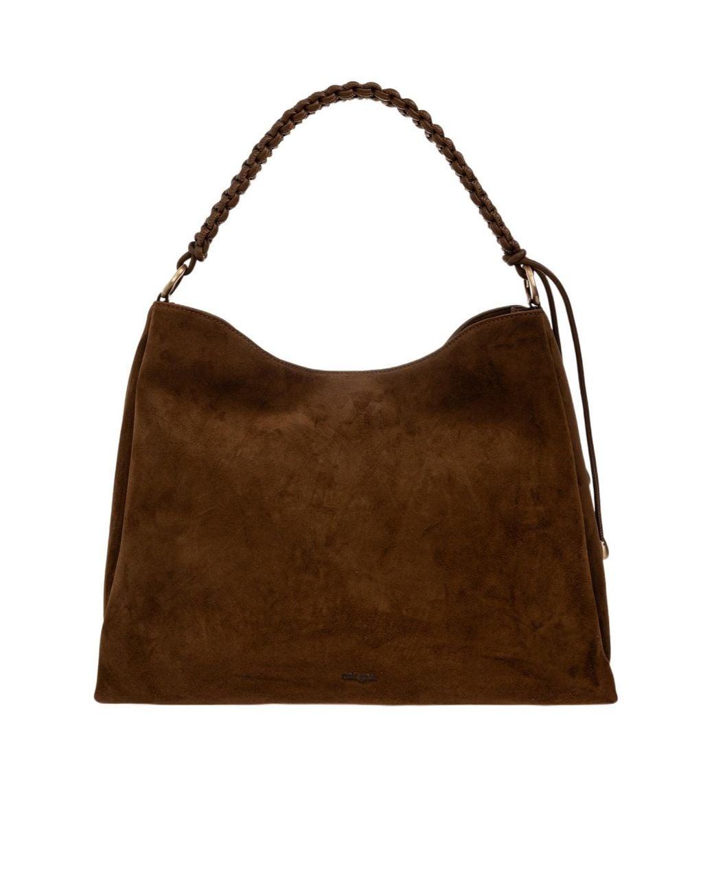 Cult Gaia Brown Logo Tote Bag