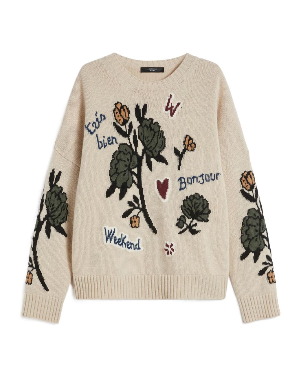 Weekend by Maxmara Natural Wool Knit Oversized Jumper