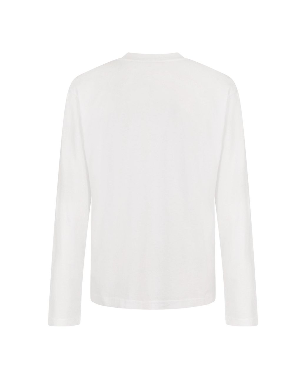 Acne White Minimalist Long Sleeve Top