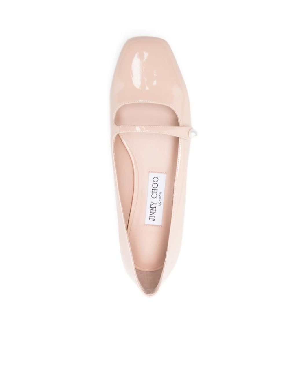 Jimmy Choo Pink Mary Jane Ballet Flats