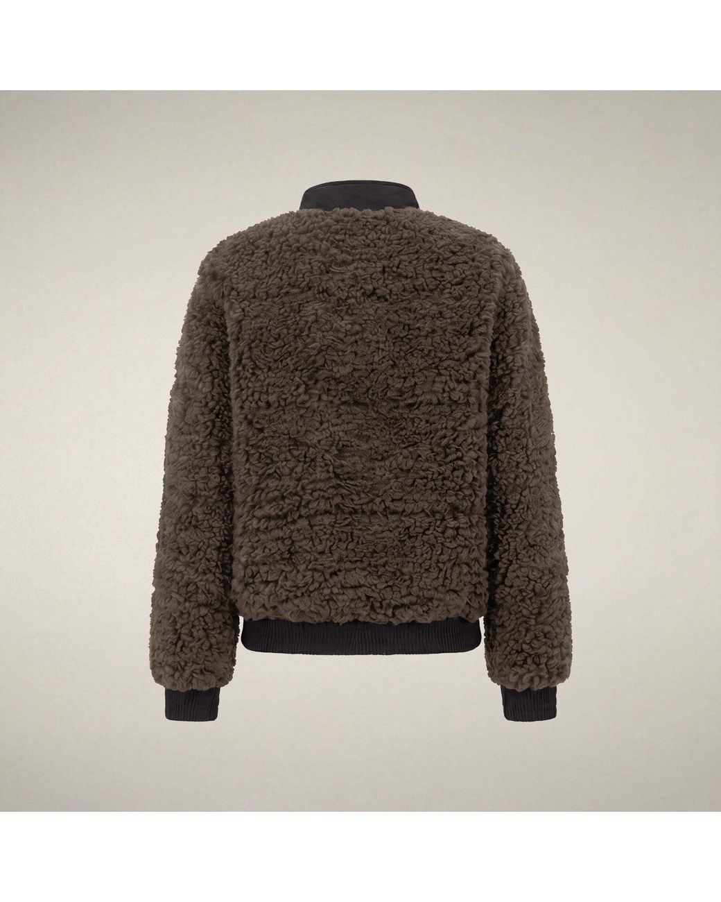Save The Duck Brown Valery Curly Down Jacket